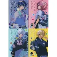 Nijisanji - Character Card - Uzuki Kou & Lize Helesta & Sasaki Saku & Leos Vincent