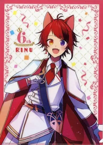 Rinu - Stationery - Plastic Folder - Strawberry Prince