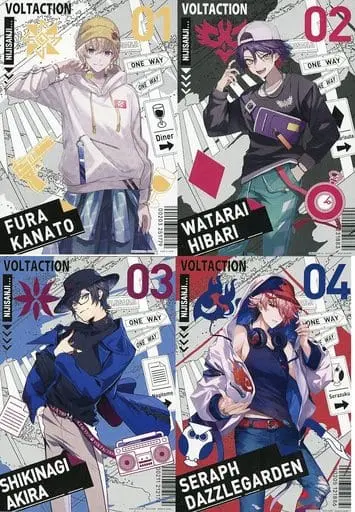 VOLTACTION - Poster - Taito Kuji - Fura Kanato & Seraph Dazzlegarden & Watarai Hibari & Shikinagi Akira