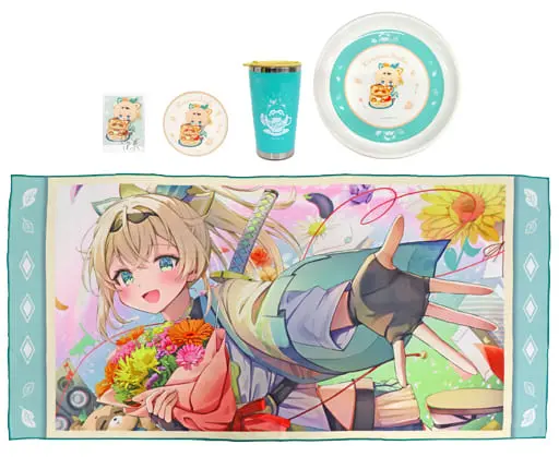 Kazama Iroha - Birthday Merch Complete Set - Coaster - holoX