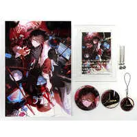 Saegusa Akina - Badge - Acrylic Art Plate - Canvas Board - Birthday Merch Complete Set - Nijisanji