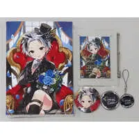 Suzuki Masaru - Badge - Acrylic Art Plate - Canvas Board - Birthday Merch Complete Set - Nijisanji