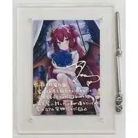 Yuzuki Roa - Badge - Acrylic Art Plate - Canvas Board - Birthday Merch Complete Set - Nijisanji