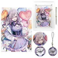 Sukoya Kana - Badge - Acrylic Art Plate - Canvas Board - Birthday Merch Complete Set - Nijisanji