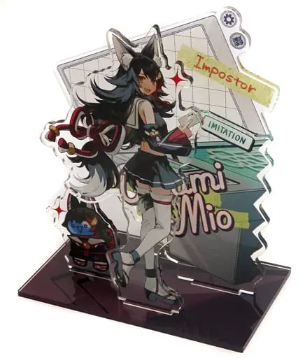 Ookami Mio - Acrylic Diorama Stand - Acrylic stand - hololive