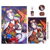 Mysta Rias - Birthday Merch Complete Set - Tapestry - Acrylic Art Plate - Badge - Nijisanji