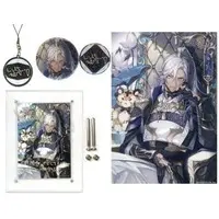 Ibrahim - Badge - Acrylic Art Plate - Canvas Board - Birthday Merch Complete Set - Nijisanji