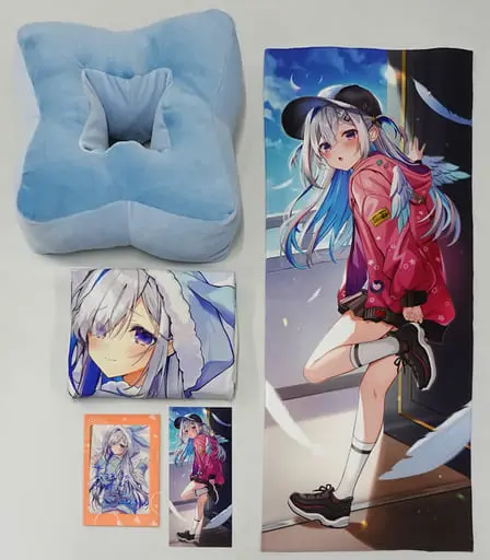 Amane Kanata - Birthday Merch Complete Set - Postcard - Hand-signed - Towels - Dakimakura Cover - hololive