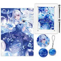 Lize Helesta - Badge - Acrylic Art Plate - Canvas Board - Birthday Merch Complete Set - Nijisanji