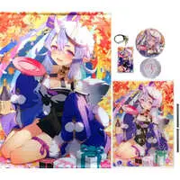 Rindou Mikoto - Badge - Tapestry - Acrylic Art Plate - Birthday Merch Complete Set - Nijisanji