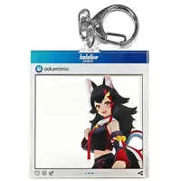 Ookami Mio - Acrylic Key Chain - Key Chain - Canvas Board - hololive