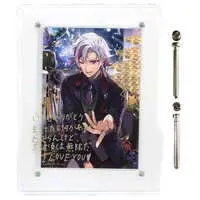 Fuwa Minato - Badge - Acrylic Art Plate - Canvas Board - Birthday Merch Complete Set - Nijisanji