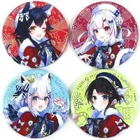 hololive - Badge - Nakiri Ayame & Ookami Mio & Oozora Subaru & Shirakami Fubuki