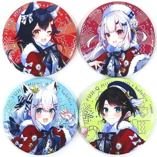 hololive - Badge - Shirakami Fubuki & Oozora Subaru & Ookami Mio & Nakiri Ayame