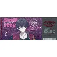 Nijisanji - Hologram Ticket - Character Card - Hibachi Mana & Usami Rito & Akagi Wen & Saiki Ittetsu