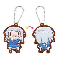 Gawr Gura - Reversible Rubber Mascot - Key Chain - hololive