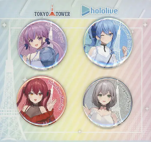 hololive - Badge - Minato Aqua & Hoshimachi Suisei & Houshou Marine & Shirogane Noel