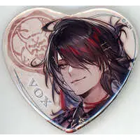 Vox Akuma - Heart Badge - Badge - Nijisanji