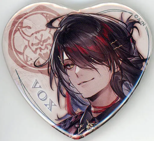 Vox Akuma - Heart Badge - Badge - Nijisanji