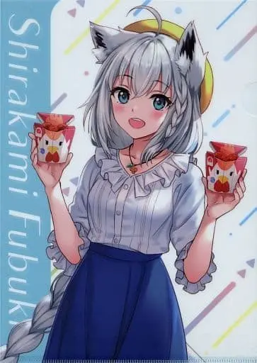 Shirakami Fubuki - Stationery - Plastic Folder - hololive