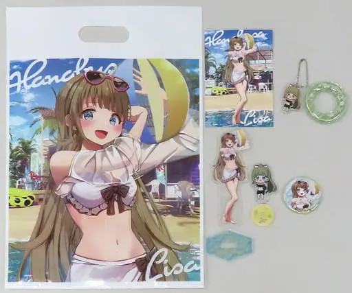 Hanabusa Lisa - Postcard - Badge - Acrylic stand - VSPO!