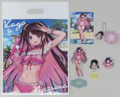 Kaga Nazuna - Postcard - Badge - Acrylic stand - VSPO!