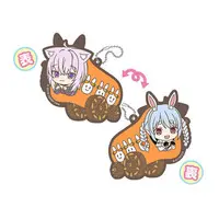 Nekomata Okayu - Reversible Rubber Mascot - Key Chain - hololive