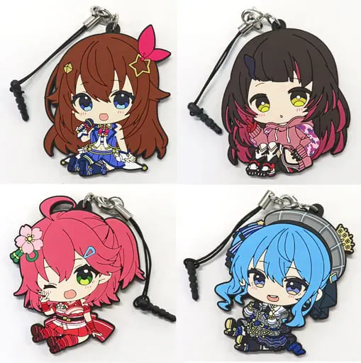 hololive - Petanko - Key Chain - Hoshimachi Suisei & Sakura Miko & Roboco-san & Tokino Sora