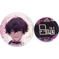 Saiki Ittetsu - Badge - Acrylic Art Plate - Canvas Board - Birthday Merch Complete Set - Nijisanji