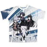JK gumi - Clothes - T-shirts - Tapestry - Tsukino Mito & Shizuka Rin & Higuchi Kaede Size-L
