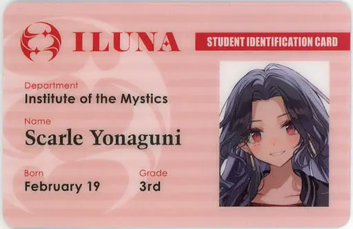 Scarle Yonaguni - Character Card - Nijisanji