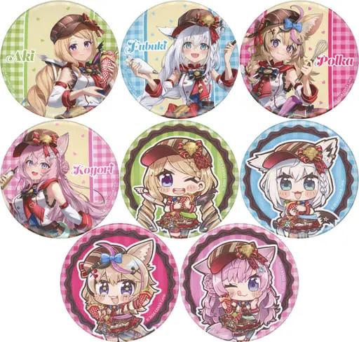 hololive - Badge - Hakui Koyori & Omaru Polka & Shirakami Fubuki & Aki Rosenthal