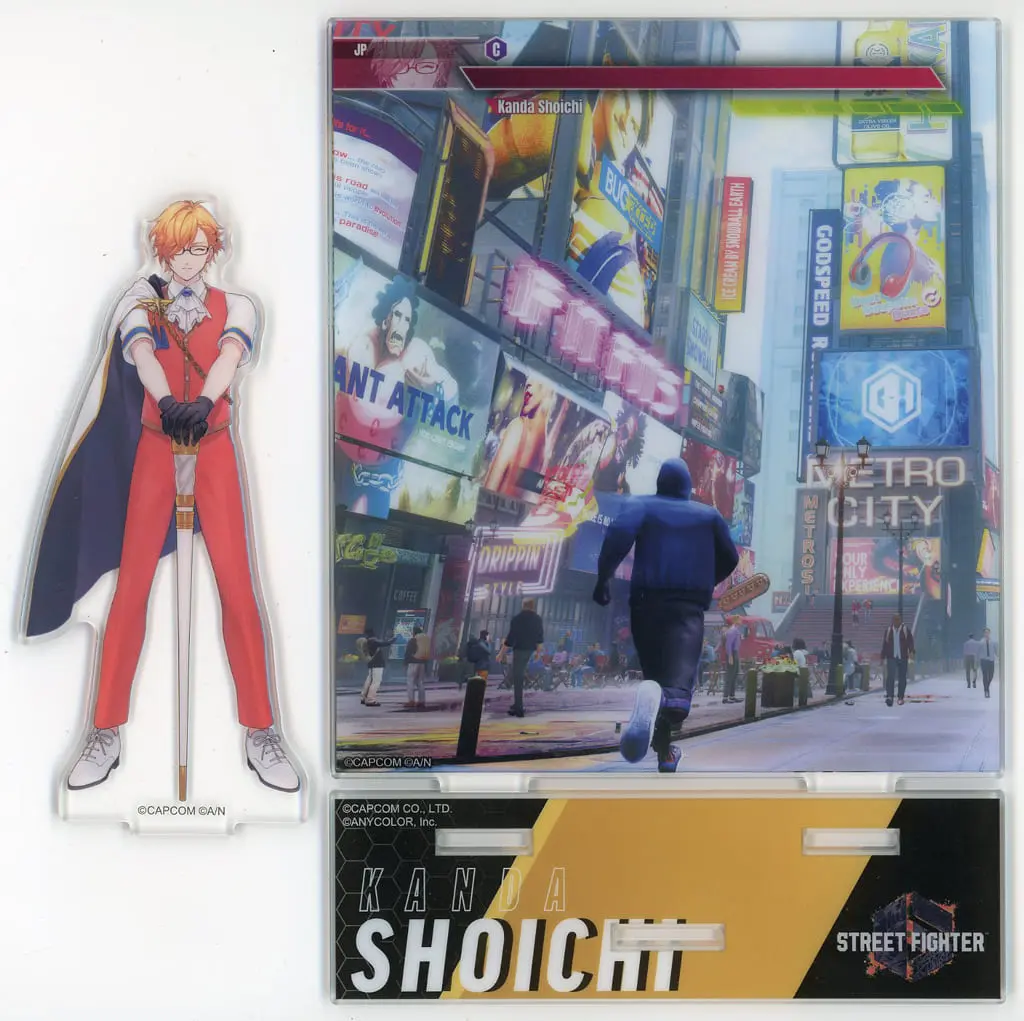 Kanda Shoichi - Street Fighter 6 x Nijisanji - Acrylic stand - Nijisanji