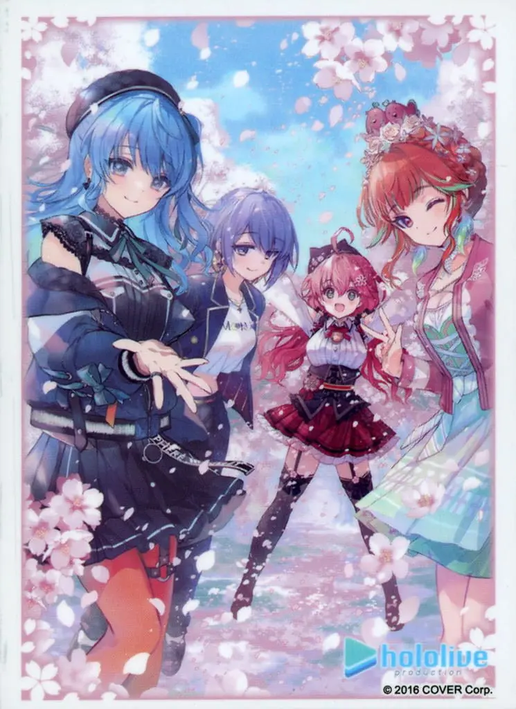 hololive - Weiss Schwarz - Trading Card Supplies - Card Sleeves - Takanashi Kiara & Sakura Miko & Hoshimachi Suisei & Moona Hoshinova