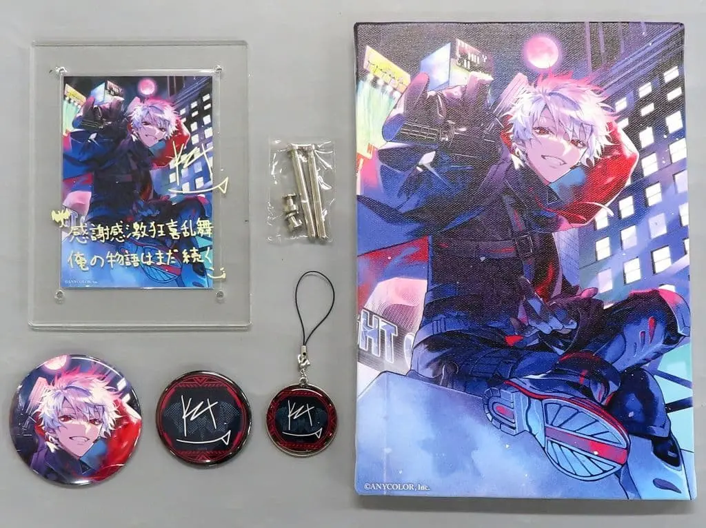 Kuzuha - Badge - Acrylic Art Plate - Canvas Board - Birthday Merch Complete Set - Nijisanji