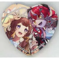 Anya Melfissa & Kureiji Ollie - Heart Badge - Badge - hololive