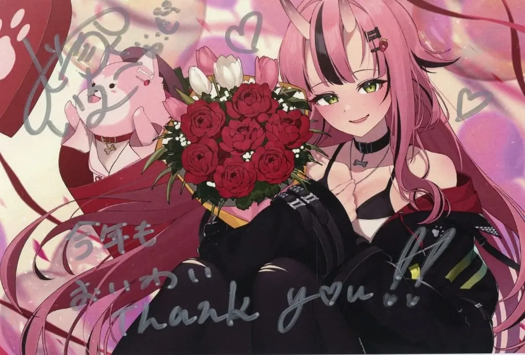 Inuzuka Ichigo - Hand-signed - Postcard - VTuber