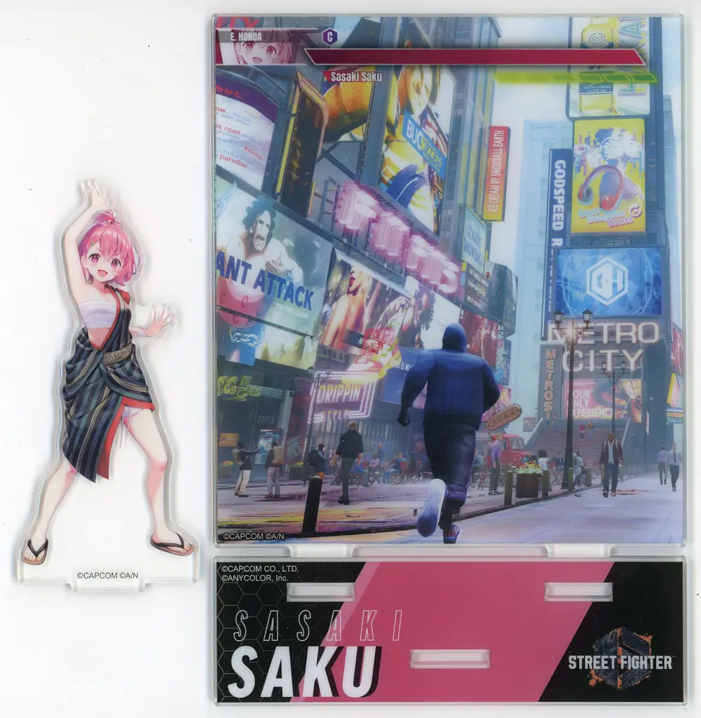 Sasaki Saku - Street Fighter 6 x Nijisanji - Acrylic stand - Nijisanji