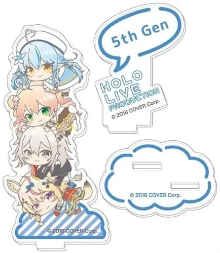 hololive - Hug Meets - Acrylic stand - Momosuzu Nene & Yukihana Lamy & Omaru Polka & Shishiro Botan