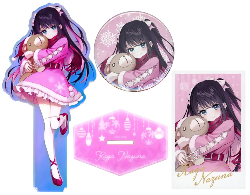 Kaga Nazuna - Character Card - Badge - Acrylic stand - VSPO!