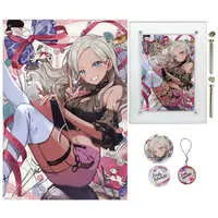 Todoroki Kyoko - Badge - Acrylic Art Plate - Canvas Board - Birthday Merch Complete Set - Nijisanji