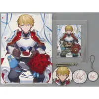 Ex Albio - Badge - Acrylic Art Plate - Canvas Board - Birthday Merch Complete Set - Nijisanji