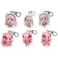 Tensyouin Himeno & Miyako Miyuri - Acrylic Key Chain - DMM Scratch! - Key Chain - VTuber