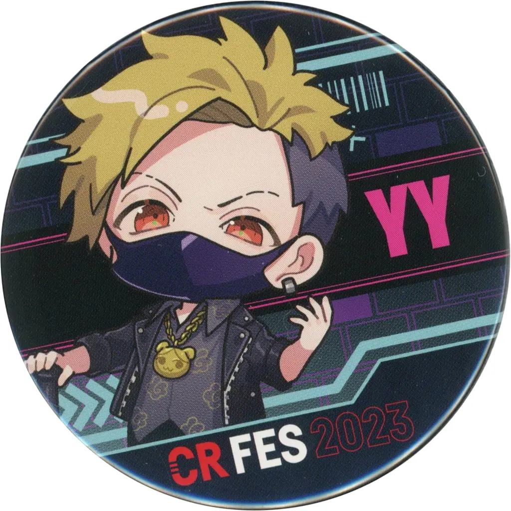 YY - Badge - Crazy Raccoon