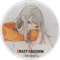 Tensai - DMM Scratch! - Tableware - Coaster - Crazy Raccoon