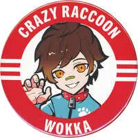Wokka - Badge - Crazy Raccoon