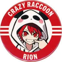 rion - Badge - Crazy Raccoon