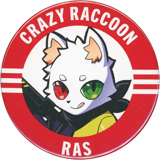 Ras - Badge - Crazy Raccoon