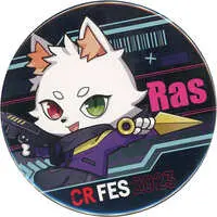 Ras - Badge - Crazy Raccoon