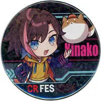 kinako - Badge - Crazy Raccoon